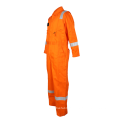 workwear orange flame resistant safety coveralls